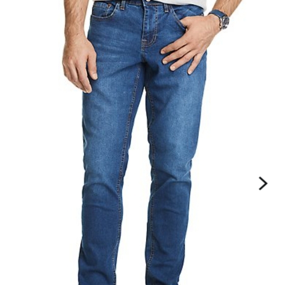 34/36 IZOD COMFORT STRETCH STRAIGHT FIT JEANS - Picture 1 of 6